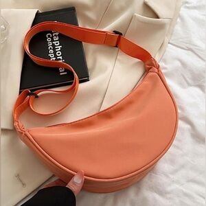 Orange Crossbody Bag Nylon NWOT